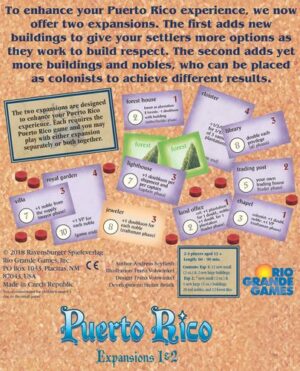 Puerto Rico: Expansions 1&2