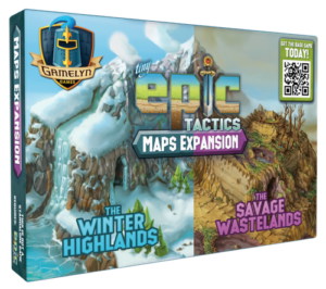 Stalo žaidimas Tiny Epic Tactics Maps Expansion