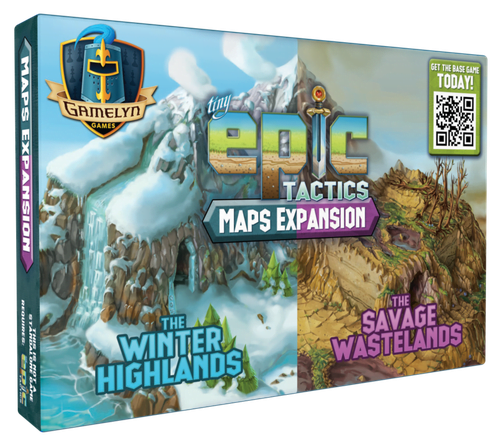 Stalo žaidimas Tiny Epic Tactics Maps Expansion