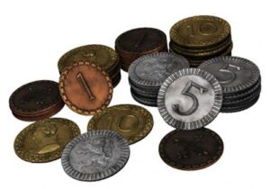 Clans of Caledonia: metalinės monetos