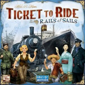 Stalo žaidimas Ticket to Ride - Rails & Sails