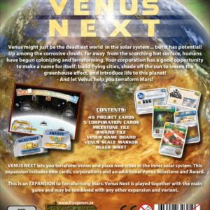 Stalo žaidimas Terraforming Mars Venus Next