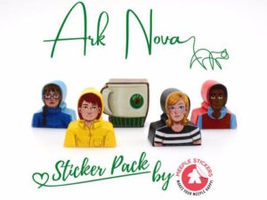 Ark Nova Meeple Stickers