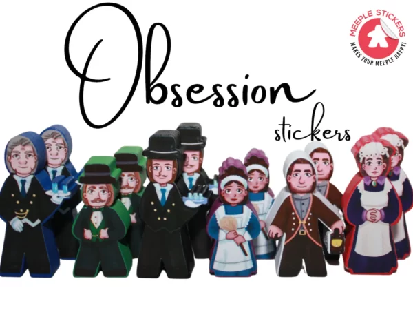Obsession Meeple Stickers